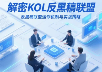 解密KOL反黑稿聯(lián)盟運作機制與實戰(zhàn)策略