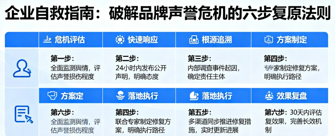 企業(yè)自救指南破解品牌聲譽(yù)危機(jī)的六步復(fù)原法則