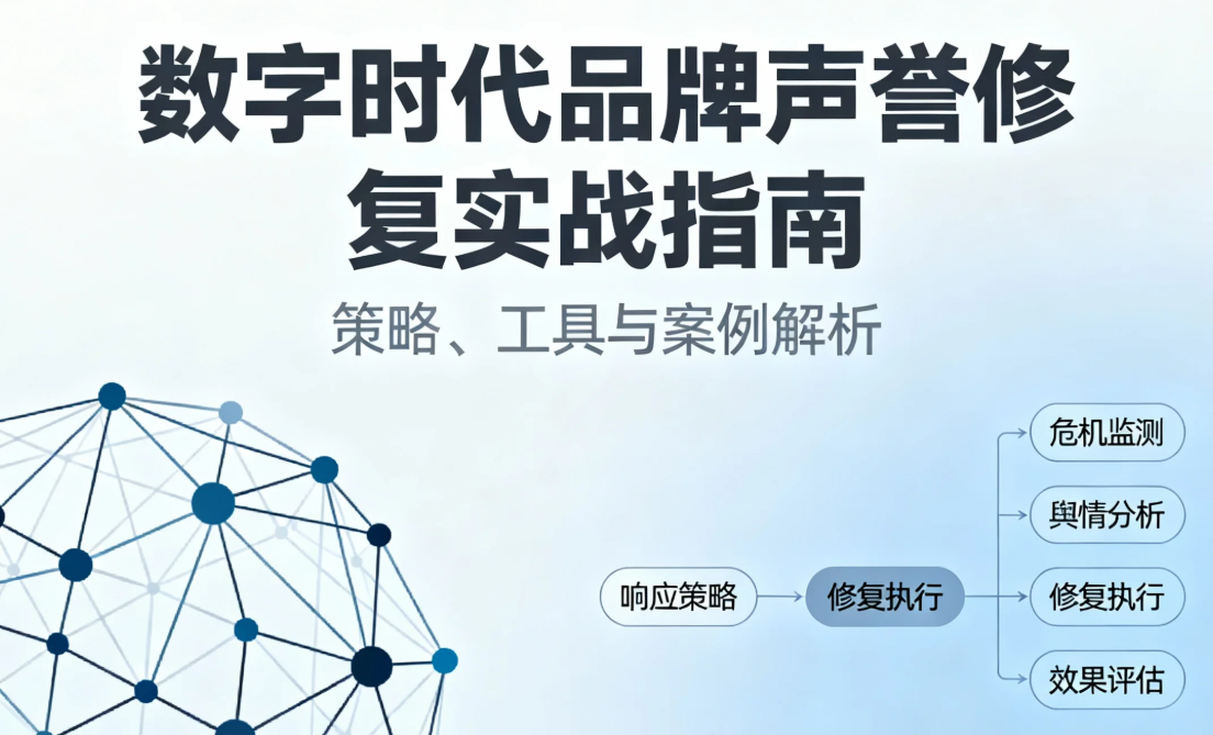 數(shù)字時代品牌聲譽修復實戰(zhàn)指南