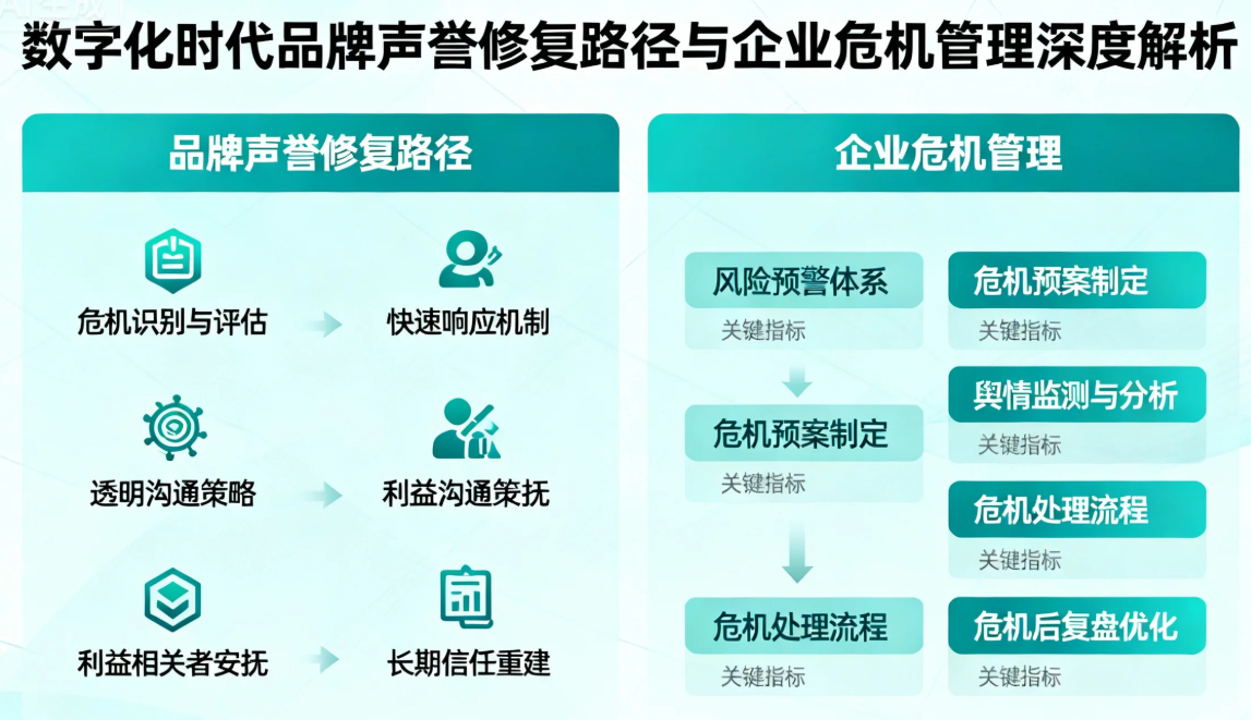數(shù)字化時代品牌聲譽修復路徑與企業(yè)危機管理深度解析