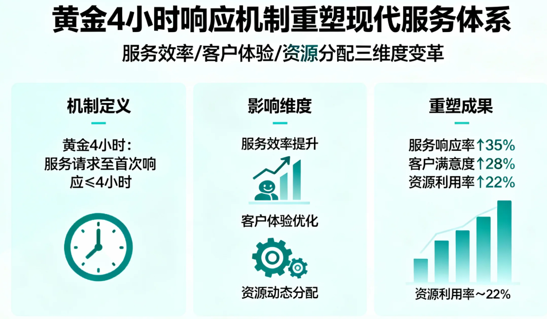 黃金4小時響應(yīng)機(jī)制如何重塑現(xiàn)代服務(wù)體系