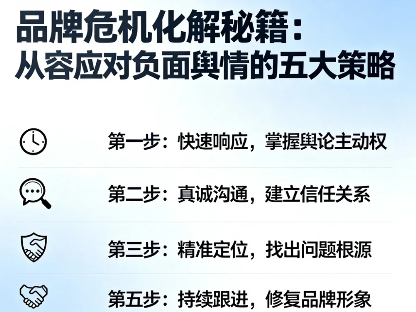 品牌危機(jī)化解秘籍從容應(yīng)對(duì)負(fù)面輿情的五大策略